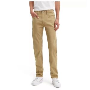 Mens Levi 502 Taper Tan Colored Jeans
